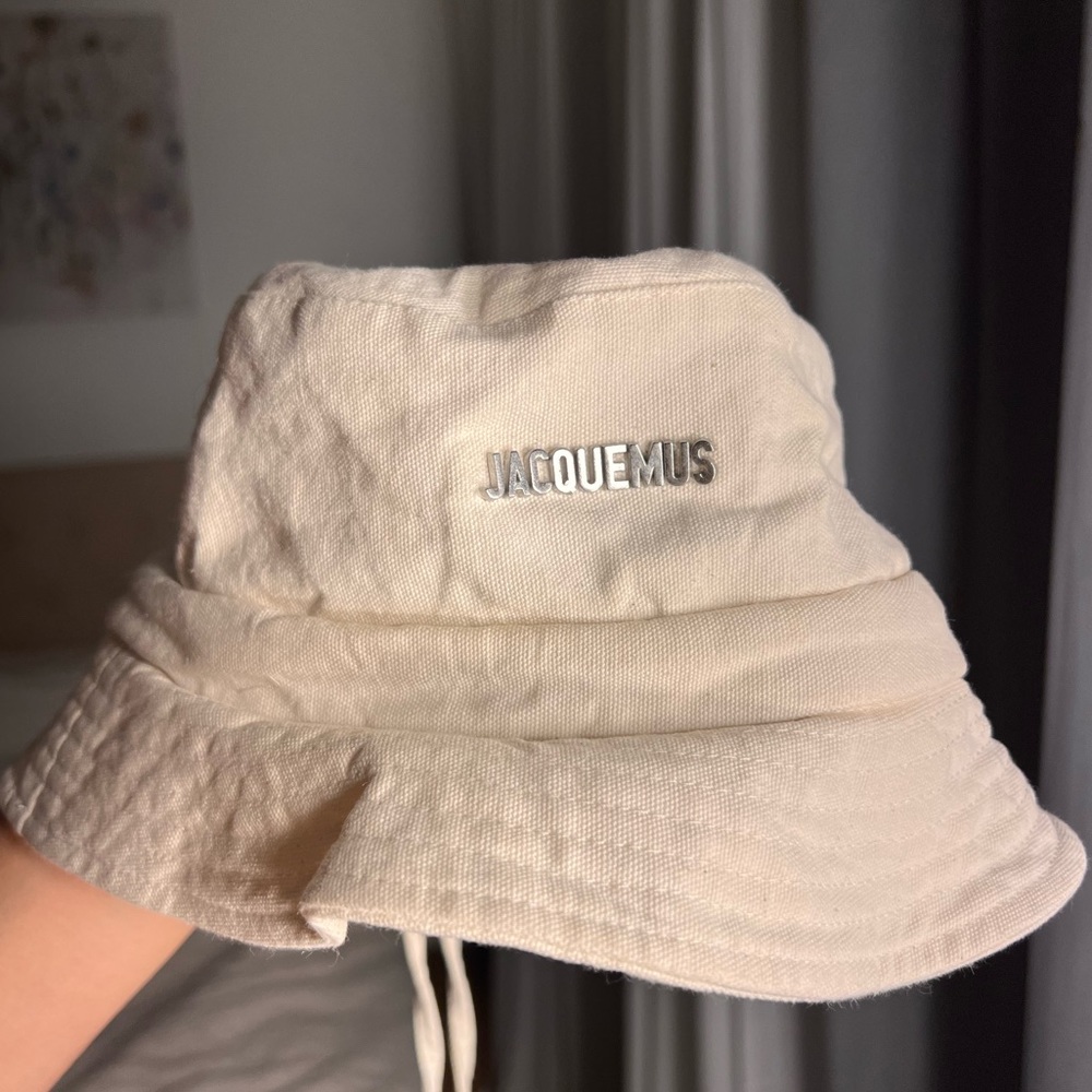 Jacquemus Cream Bucket Hat